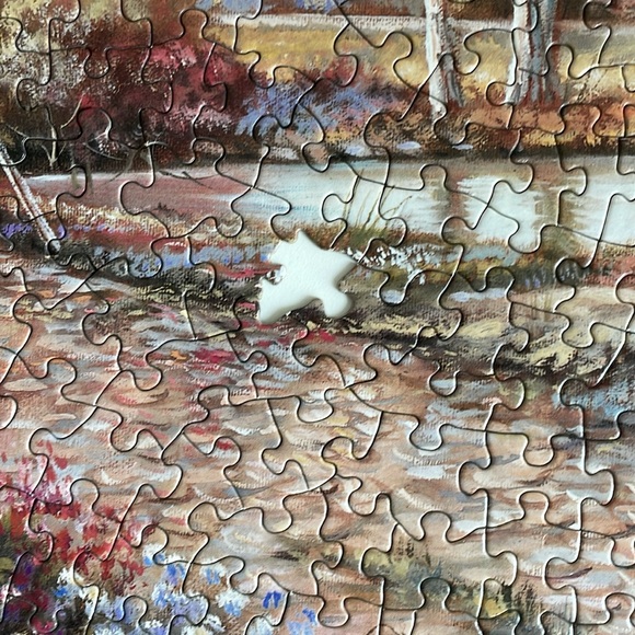 [ Borders 750 Piece Unique Cut Jigsaw Puzzle with Decorative Border ] - Picture 5 of 6